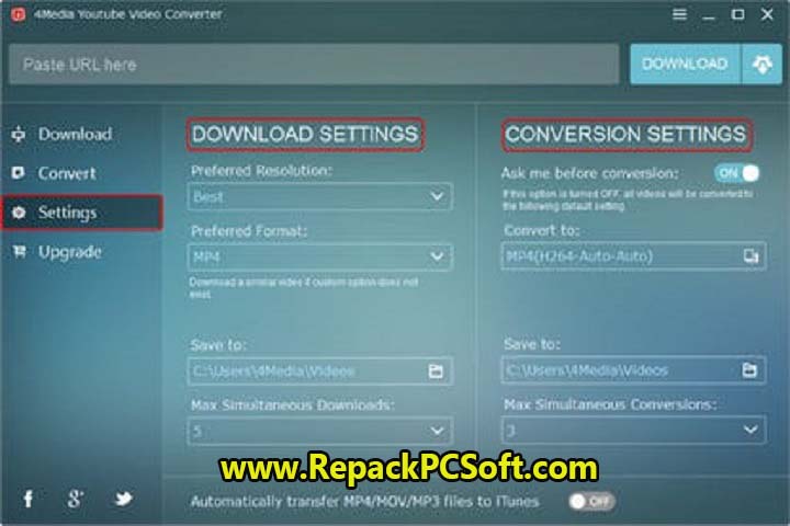 4Media YouTube Video Converter Free Download