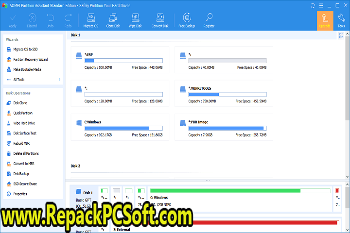 AOMEI Partition Assistant v9.8.1 Free Download