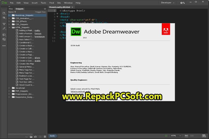 Adobe Dreamweaver 2021 v21.3 (x64) Multilingual Pre-Activated Free Download
