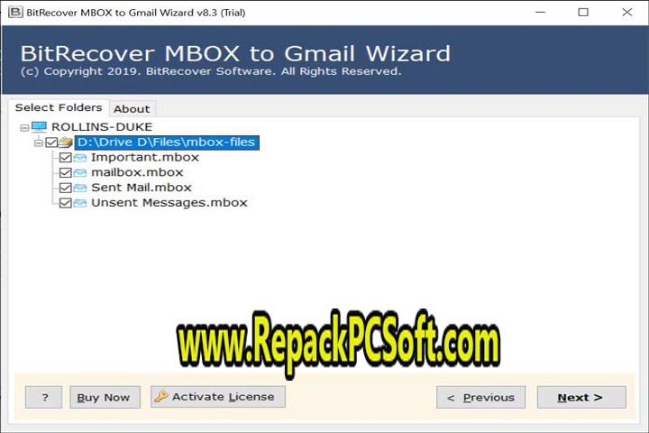 BitRecover MBOX to Gmail Wizard 9.0 Free Download