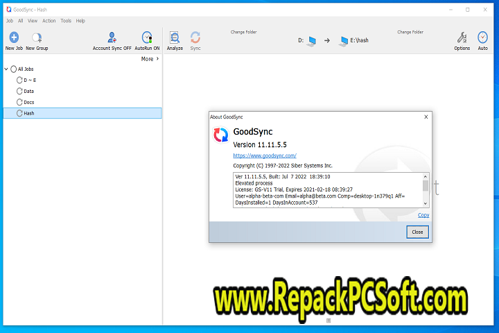 GoodSync Enterprise 11.11.5.5 Free Download