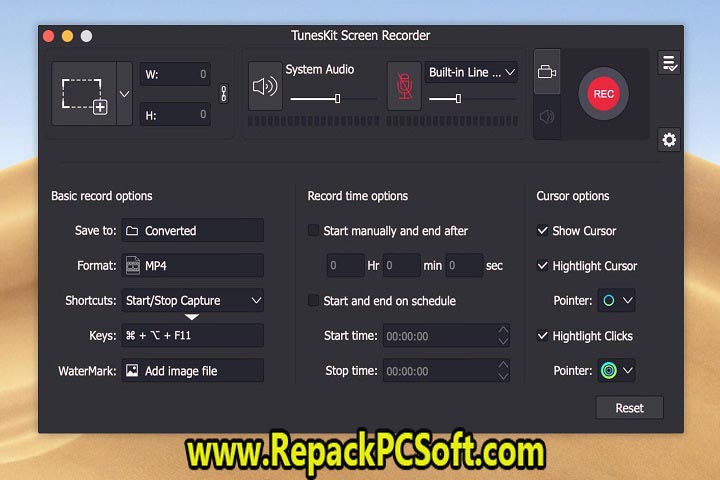 for ios download TunesKit Screen Recorder 2.4.0.45