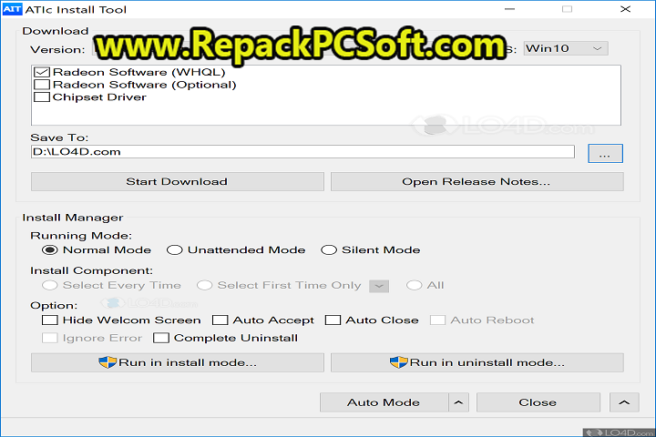 downloading ATIc Install Tool 3.4.1