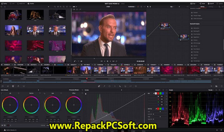 Blackmagic Design DaVinci Resolve Studio v18.0.1.0003 Free Download