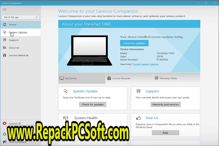 Lenovo System Update v5.07.0117 Free Download
