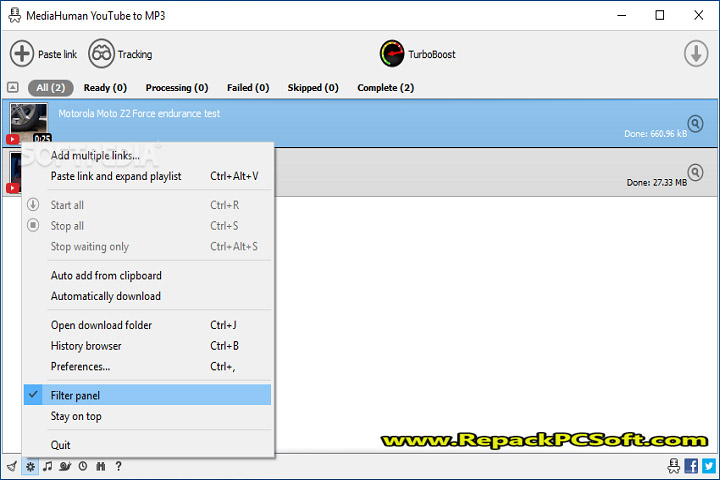 MediaHuman YouTube To MP3 Converter 3.9.9.74 Free Download