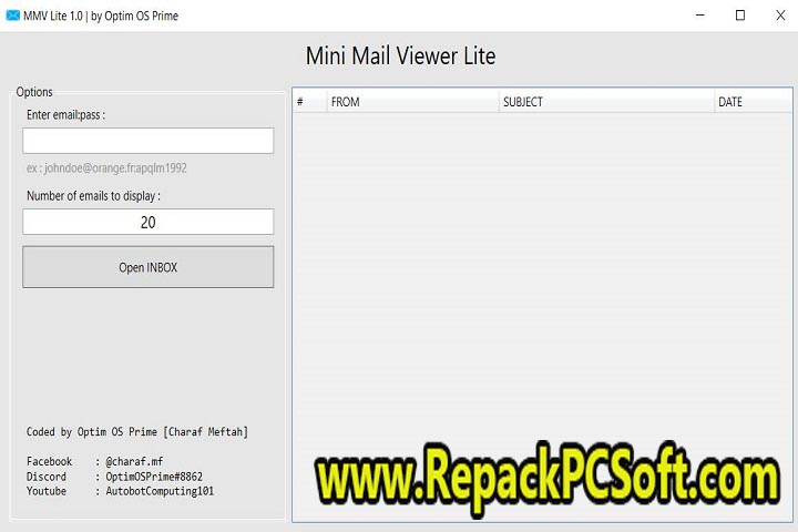 MiniMailViewer v1.0 Free Download