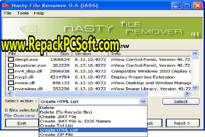 Nasty File Remover 0.7.2 Free Download