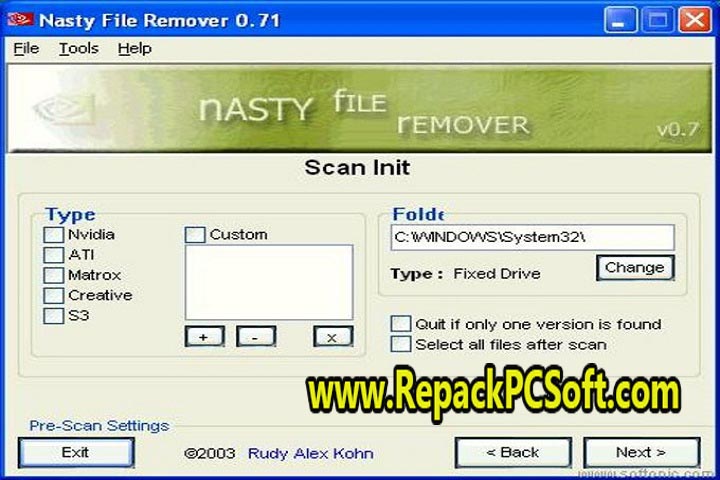 Nasty File Remover 0.7.2 Free Download