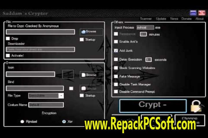 Saddam Crypter v1.0 Free Download