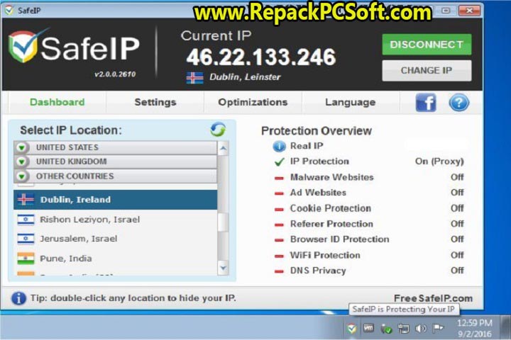 SafeIP v2.0.0.2616 Free Download