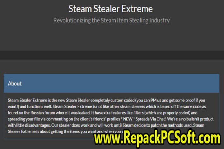 Steam Stealer v1.0 Free Download