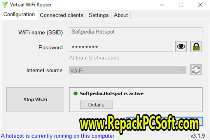 Virtual WiFi Router v3.2.1 Free Download