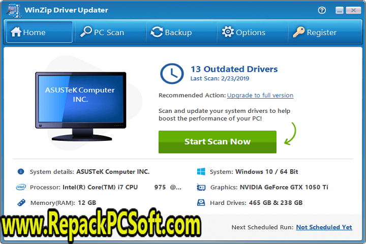 WinZip Driver Updater v5.34.4.2 Free Download