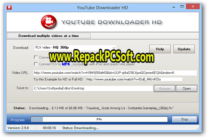 Youtube Downloader HD v2.9.9.75 Free Download