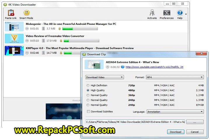 4K Video Downloader v4.21 Free Download With Patch