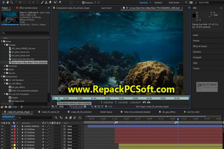 Adobe After Effects 2022 v22.6.0.64 Free Download With patch
