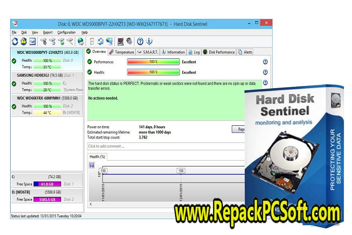 Hard Disk Sentinel Pro v6.01.5 Free Download With Crack