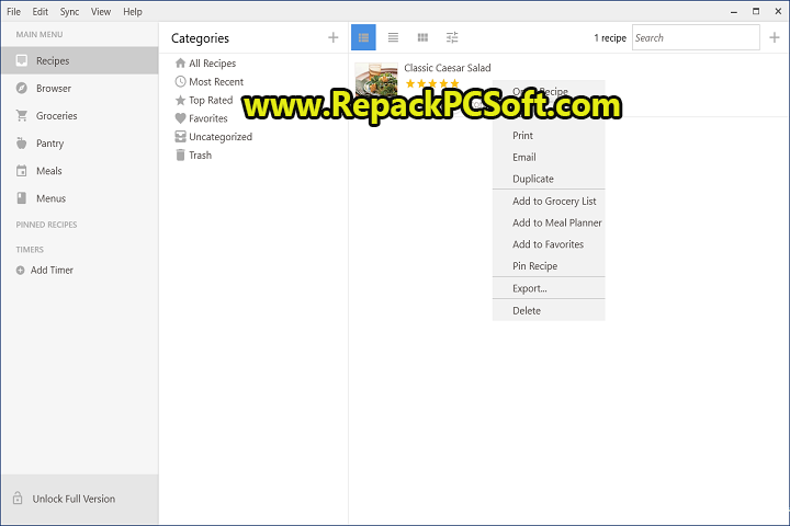 Paprika Recipe Manager v3.2.3 Free Download 