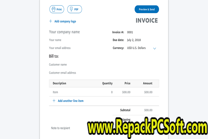 Paypal Receipt Generator v1.0 Free Download 