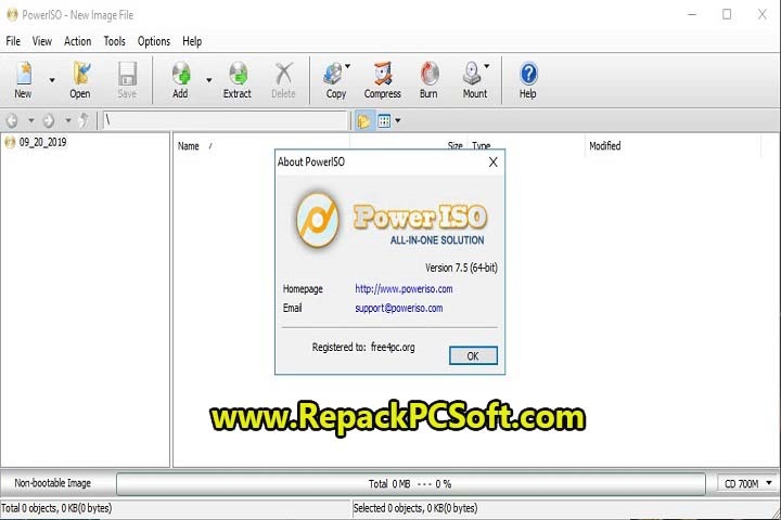 Power ISO 8.3 Multilingual Free Download With Keygen