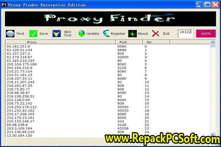 Proxy Finder Enterprise v3.0 Free Download