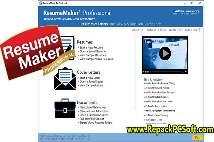 Resume Maker Professional Deluxe v20.2.0.4025 Free Download