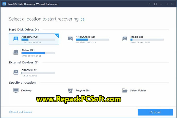 EaseUS Data Rcovery Wizard Technician 15.8 Build 20221008 Free Download With Patch