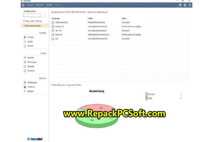 SoftwareNetz Mailing 1.58 Free Download With Patch
