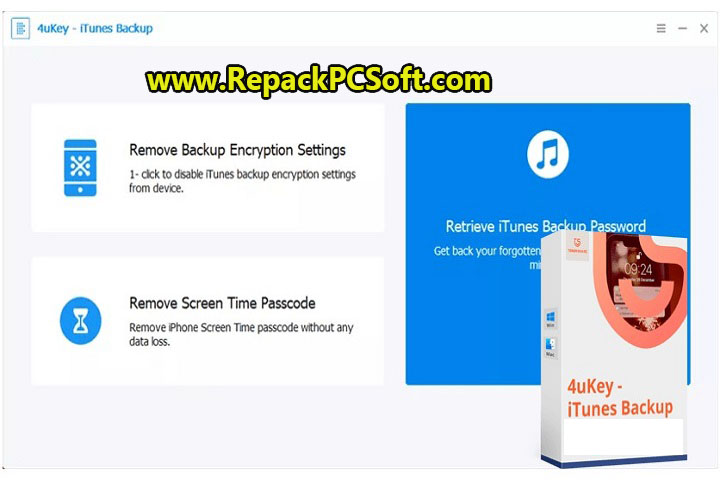 Tenorshare 4uKey iTunes Backup 5.2.23.6 Free Download With Key