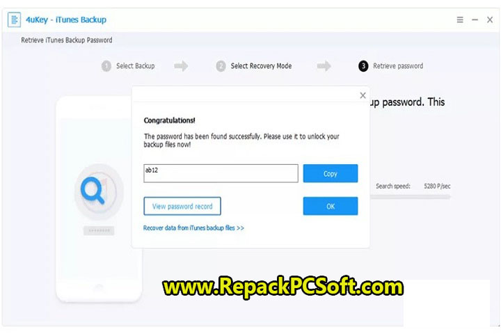 Tenorshare 4uKey iTunes Backup 5.2.23.6 Free Download With Crack