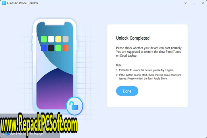 TunesKit iPhone Unlocker v2.1.0.13 Free Download