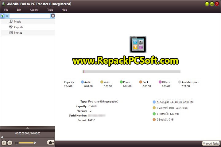 4Media iPad to PC Transfer 5.7.38 Build 20221127 Free Download With Crack
