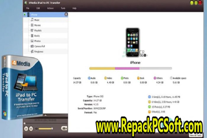 4Media iPad to PC Transfer 5.7.38 Free Download