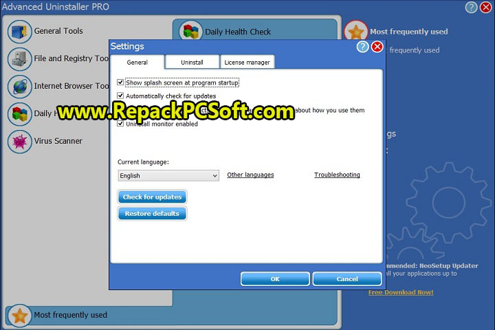 Advanced Uninstaller PRO 13.24.0.65 Free Download With Patch