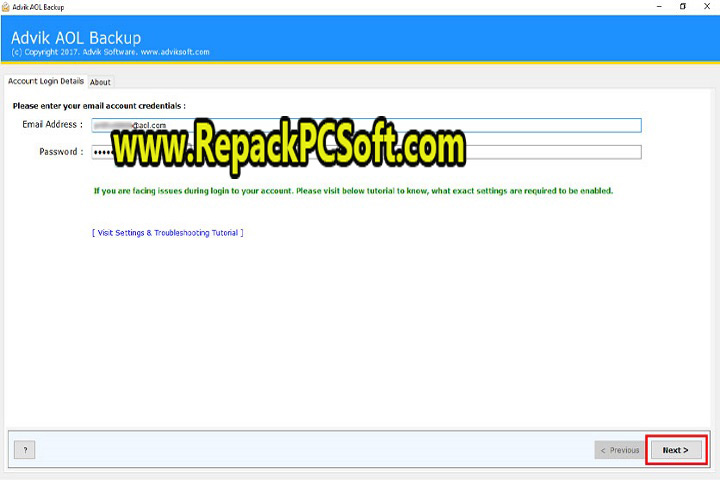 Advik AOL Backup v4.0 Free Download