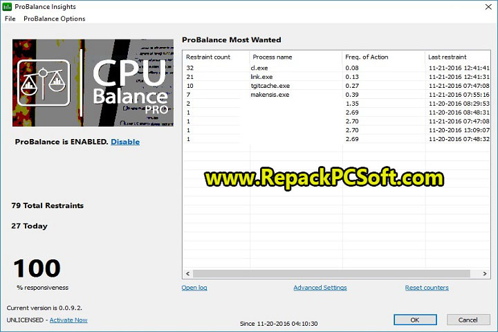 CPUBalance 1.3.0.8 Free Download With Key