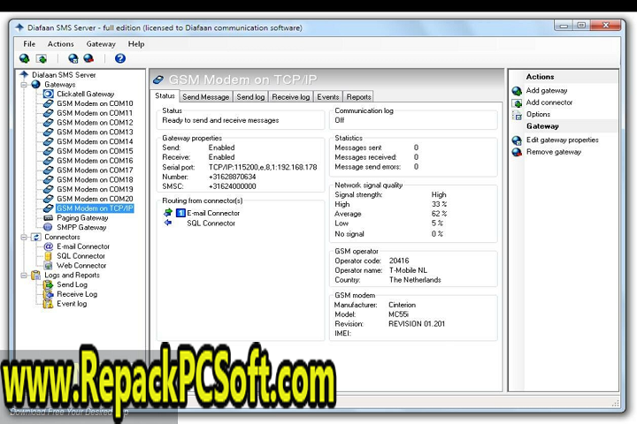 Diafaan SMS Server full v4.6 Free Download