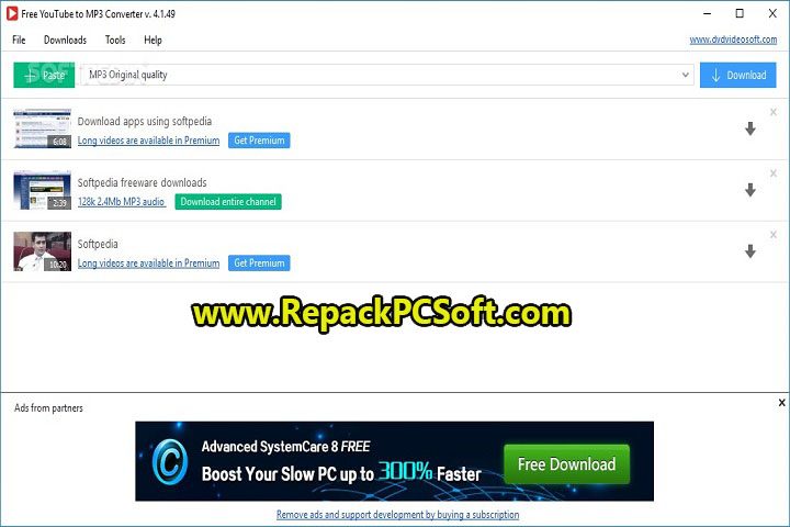 Free YouTube To MP3 Converter 4.3.74.506 Free Download With Crack