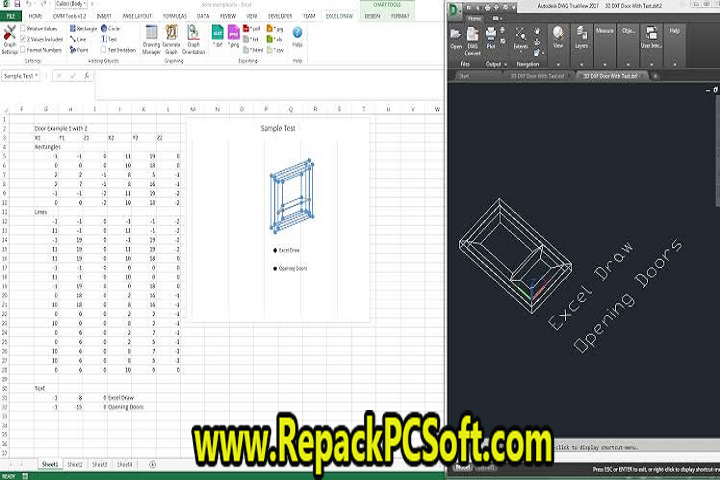 Gray Technical Excel Draw 3.0.9 Free Download