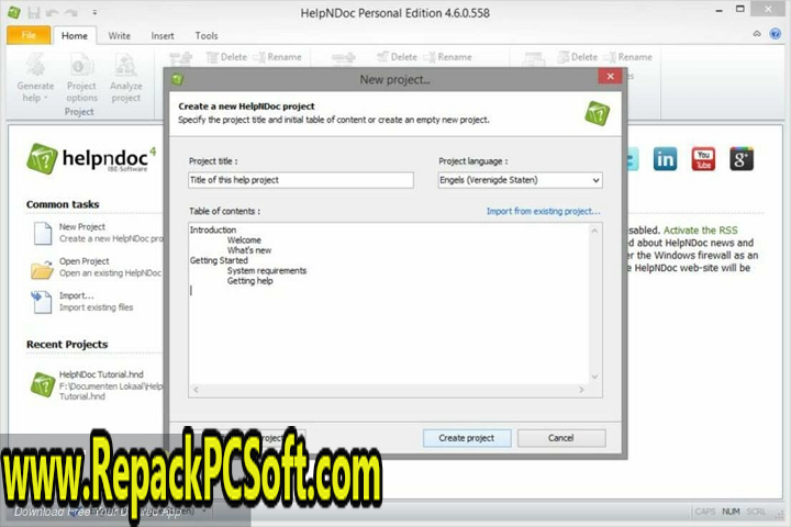 HelpNDoc Personal Edition 8.1.1.247 Free Download