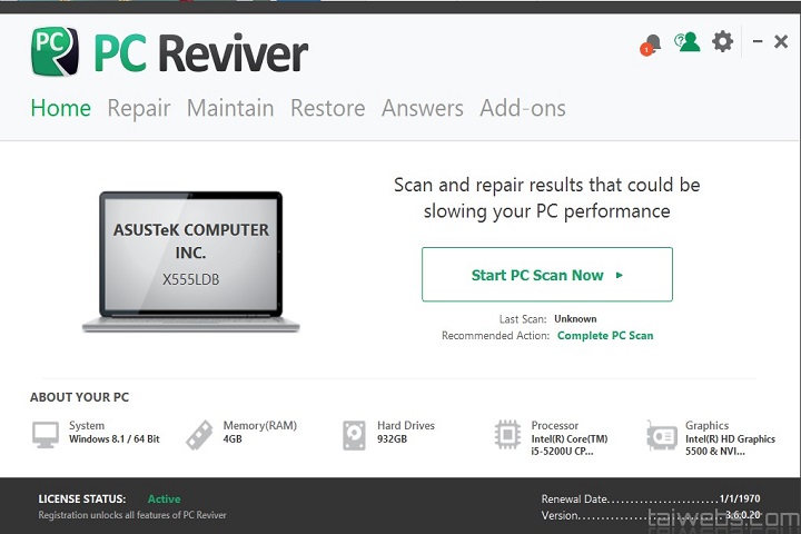 PC Reviver 3.16.0.54x64 Free Download With Key