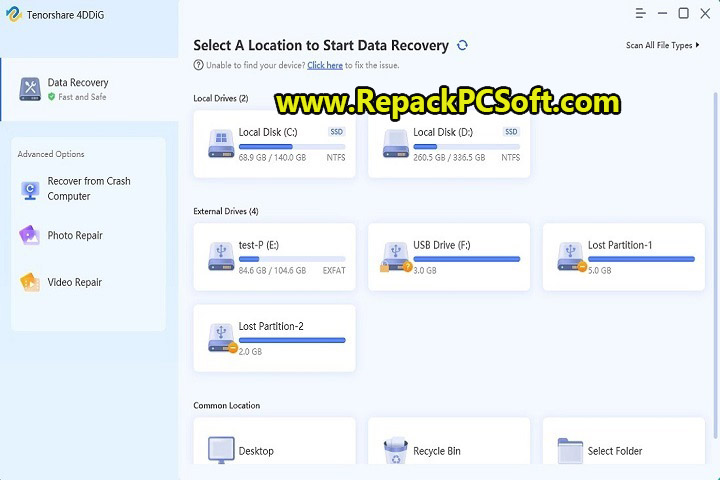 4DDiG Windows Data Recovery 9.1.1 Free Download With Key