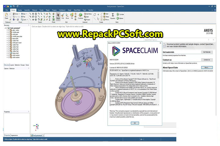 ANSYS SpaceClaim 2023 R1x64 Free Download with patch