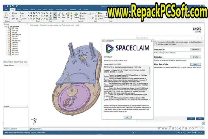 ANSYS SpaceClaim 2023 R1 Free Download