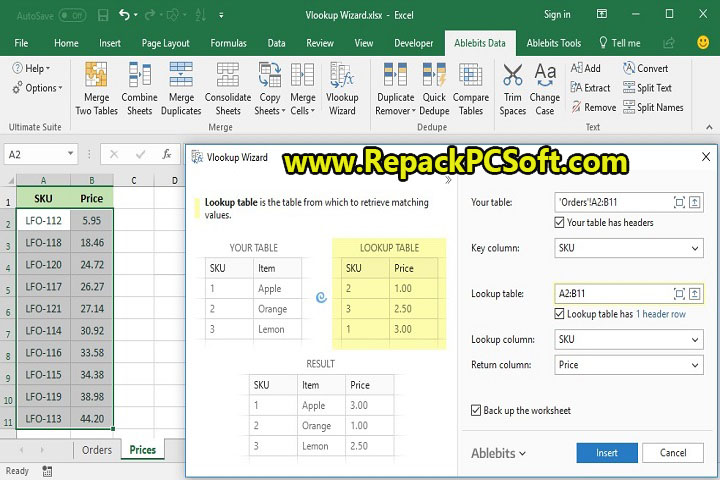 Ablebits Ultimate Suite for Excel Business Edition v1.0 Free Download With Crack