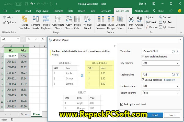 Ablebits Ultimate Suite for Excel Business Edition v1.0 Free Download With Key