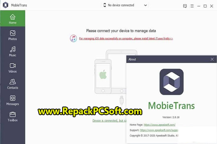 Apeaksoft MobieTrans 2.2.12 Free Download With Patch
