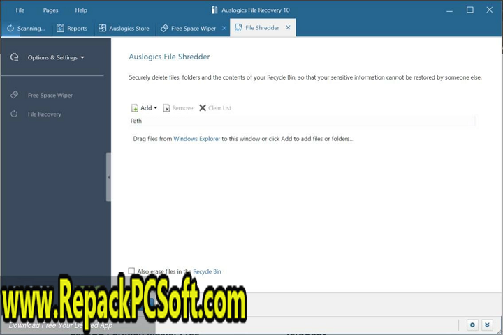 Auslogics File Recovery Professional 11.0.0.3 Free Download