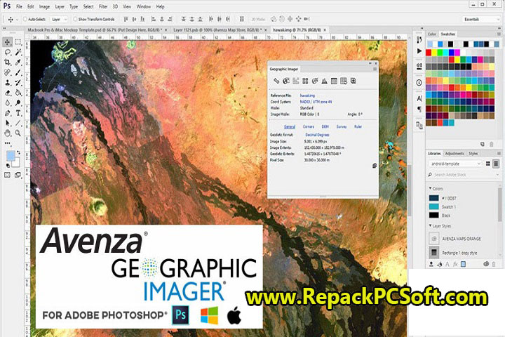 Avenza Geographic Imager for Adobe Photoshop 6.6 Free Download With Key